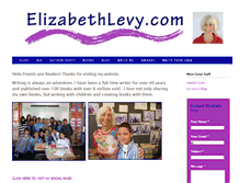 Tablet Screenshot of elizabethlevy.com